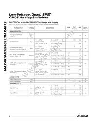 MAX4610CSD+TG002 Datasheet Page 4