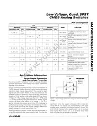 MAX4610CSD+TG002 Datasheet Page 7