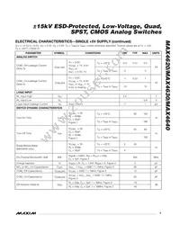 MAX4620ESD+T Datasheet Page 3