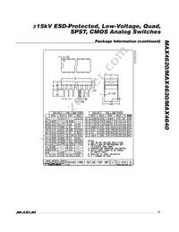 MAX4620ESD+T Datasheet Page 15