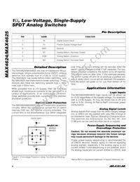 MAX4624EUT+G104 Datasheet Page 6