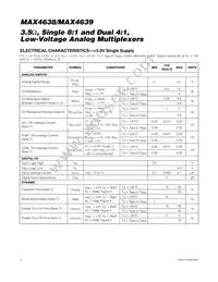 MAX4638ESE+T Datasheet Page 4