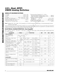 MAX4668ESE+T Datasheet Page 2