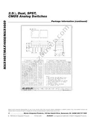 MAX4668ESE+T Datasheet Page 12