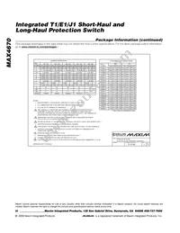 MAX4670ETJ+G126 Datasheet Page 20