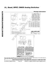 MAX4679EUE+TG002 Datasheet Page 12