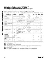 MAX4697EBT Datasheet Page 4