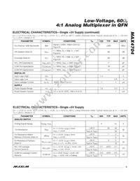MAX4704ETC+T Datasheet Page 3