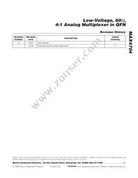 MAX4704ETC+T Datasheet Page 11