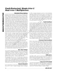 MAX4709EPE Datasheet Page 10