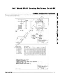 MAX4732EBL+T Datasheet Page 13