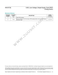 MAX4736ETC+T Datasheet Page 10