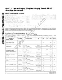 MAX4741EUA+TGA5 Datasheet Page 2