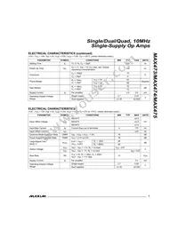 MAX474CSA+ Datasheet Page 4