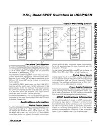 MAX4754AEBE+T Datasheet Page 9