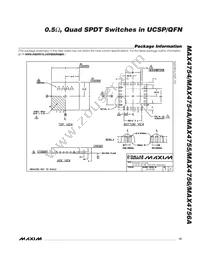 MAX4754AEBE+T Datasheet Page 13