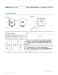 MAX4791EUK+ Datasheet Page 7