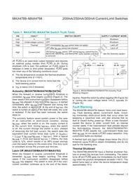 MAX4791EUK+ Datasheet Page 9