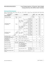 MAX4800ACQI+T Datasheet Page 3