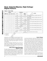 MAX4810CTN+T Datasheet Page 10