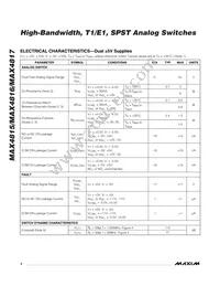 MAX4817ETE+T Datasheet Page 4
