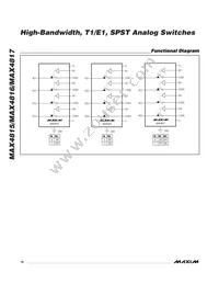 MAX4817ETE+T Datasheet Page 16