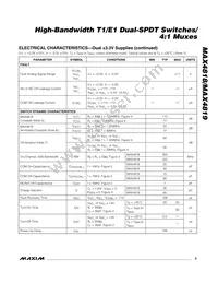 MAX4818ETE+T Datasheet Page 3