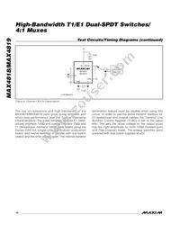 MAX4818ETE+T Datasheet Page 14