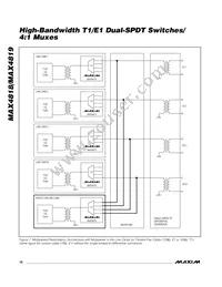 MAX4818ETE+T Datasheet Page 16