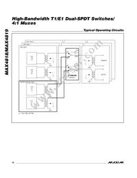MAX4818ETE+T Datasheet Page 18