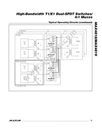 MAX4818ETE+T Datasheet Page 19
