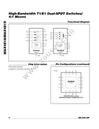 MAX4818ETE+T Datasheet Page 20