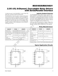 MAX4821ETP+T Datasheet Page 9