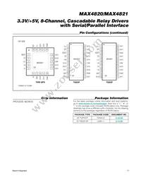 MAX4821ETP+T Datasheet Page 11