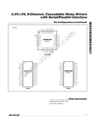 MAX4821EUP Datasheet Page 11