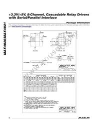 MAX4821EUP Datasheet Page 12