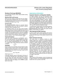 MAX4835ETT25BD2+ Datasheet Page 9