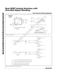 MAX4850ETE+T Datasheet Page 12