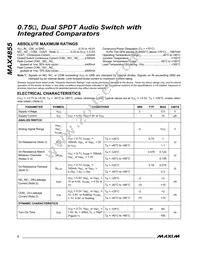 MAX4855ETE+T Datasheet Page 2
