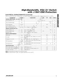 MAX4885AEETI+T Datasheet Page 3