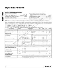 MAX4887ETE+T Datasheet Page 2