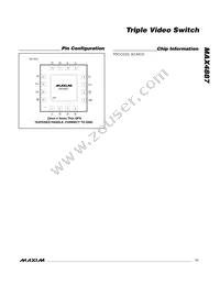 MAX4887ETE+T Datasheet Page 11