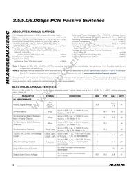 MAX4889CETO+T Datasheet Page 2