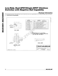 MAX4903ETA+TG05 Datasheet Page 12