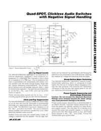 MAX4910ETE+T Datasheet Page 9