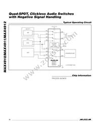 MAX4910ETE+T Datasheet Page 12