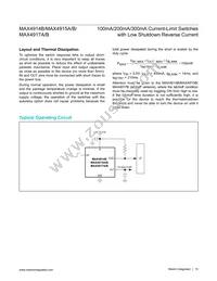 MAX4915AETT+T Datasheet Page 10