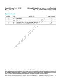 MAX4915AEUK/V+T Datasheet Page 12