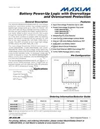 MAX4919BETD+T Datasheet Cover