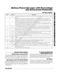 MAX4919BETD+T Datasheet Page 7